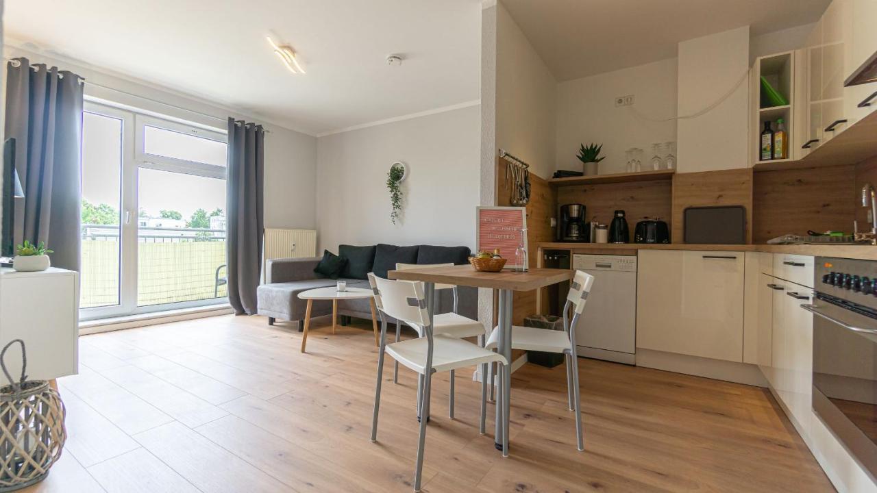 Central Apartment, 55M2, Kitchen, Washer, Netflix, Parking Cottbus Buitenkant foto